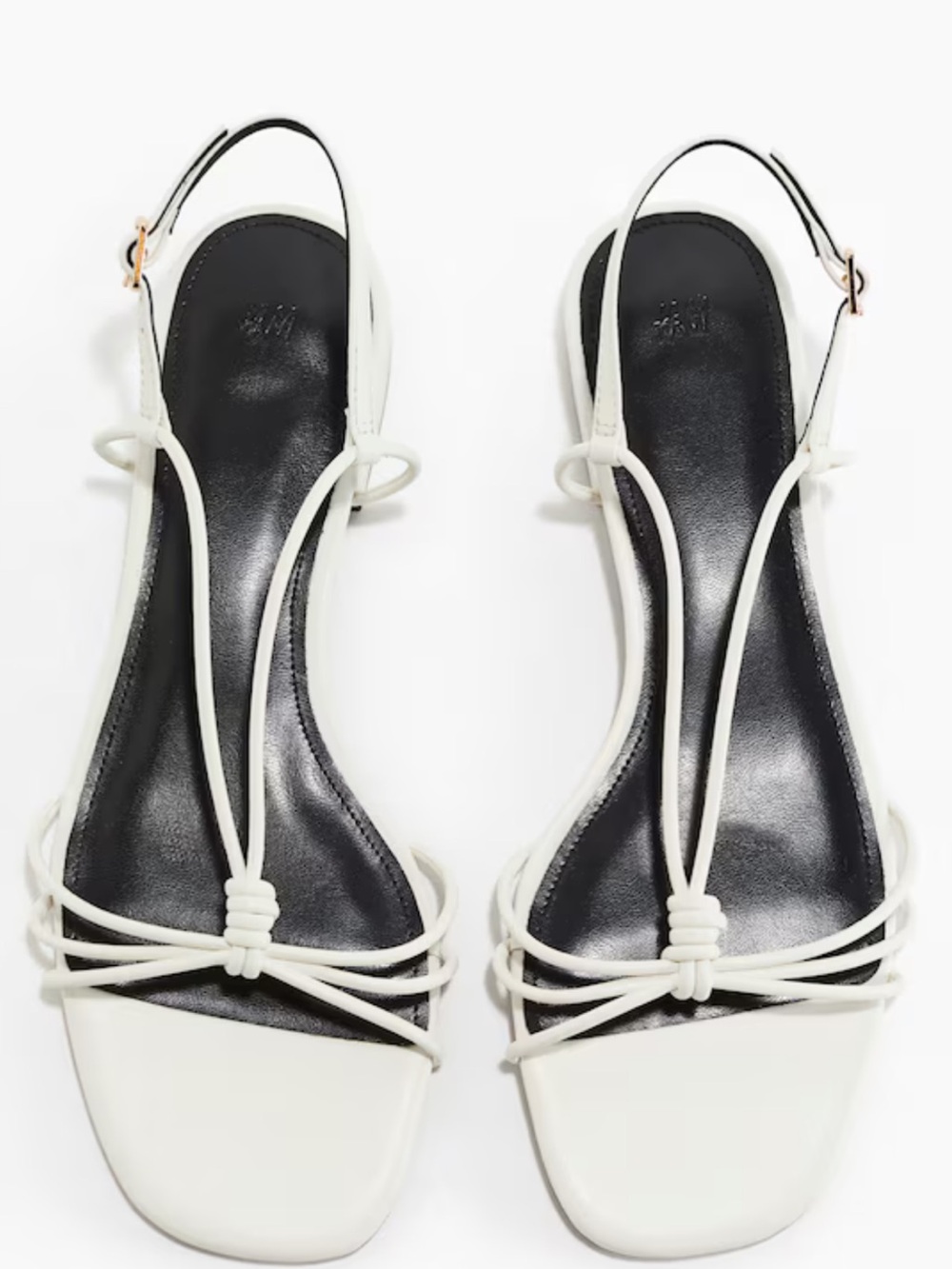 White Sandals With Thin Straps